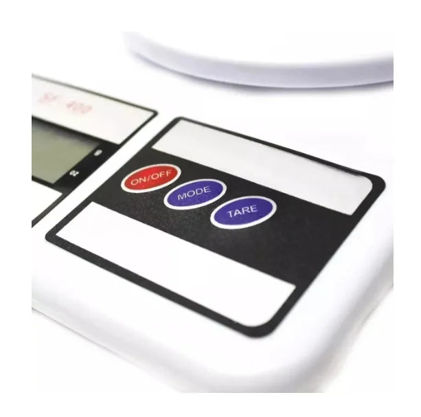 Balança digital de precisão para cozinha - Até 10kg para nutrição e dieta