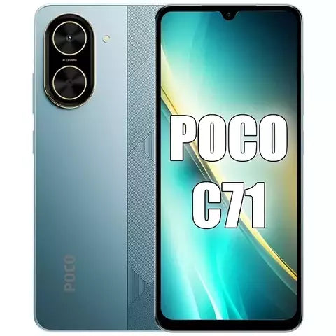 Lançamento 2025 - Xiaomi POCO C71 64/128GB - Versão Global, tela de  6.88.