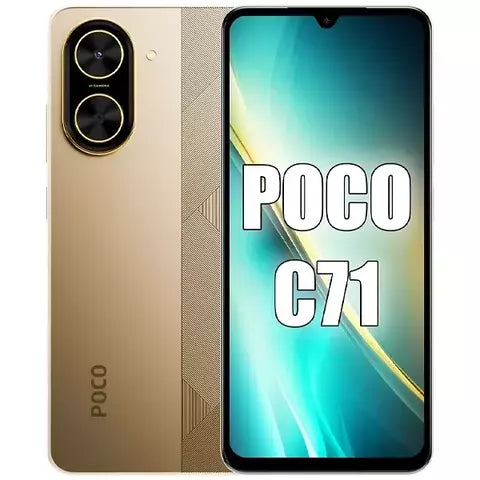 Lançamento 2025 - Xiaomi POCO C71 64/128GB - Versão Global, tela de  6.88.