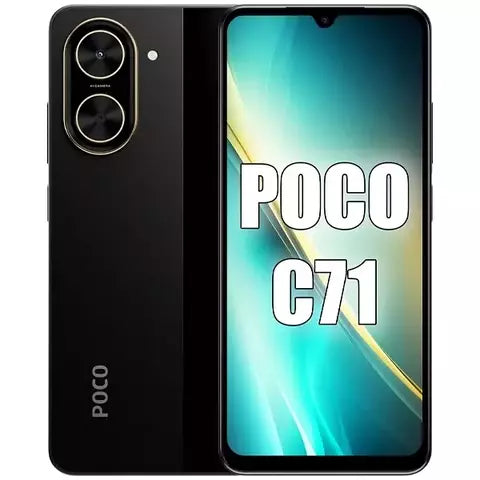 Lançamento 2025 - Xiaomi POCO C71 64/128GB - Versão Global, tela de  6.88.