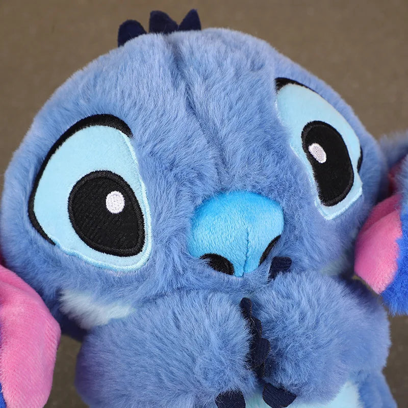 Boneca de Pelúcia Disney Lilo & Stitch com respiração, luz e música