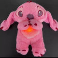Boneca de Pelúcia Disney Lilo & Stitch com respiração, luz e música