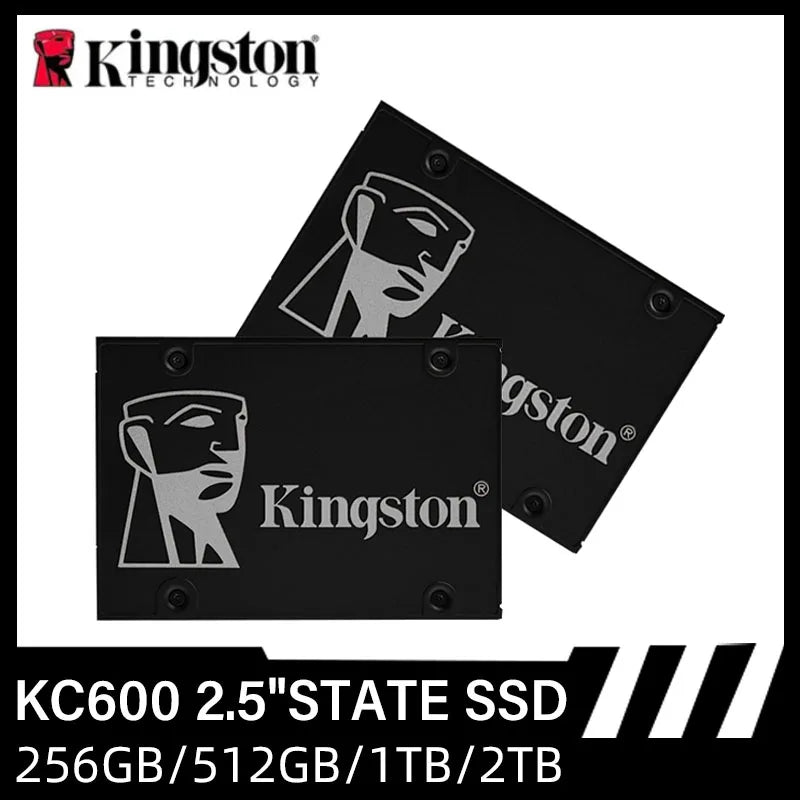 SSD Kingston KC600  SATA III 256GB Interno  2.5 polegadas - Disco Rígido Interno Unidade de estado sólida  para Notebook e PC.