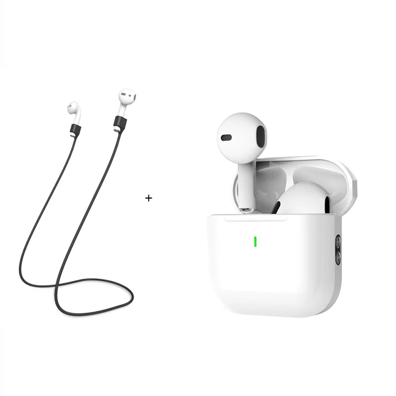Fone de ouvido sem fio Bluetooth 5.3  Air Pro 4 original, com cancelamento de ruído ativo e próprio para jogos, iPhone, Xiaomi e Android.