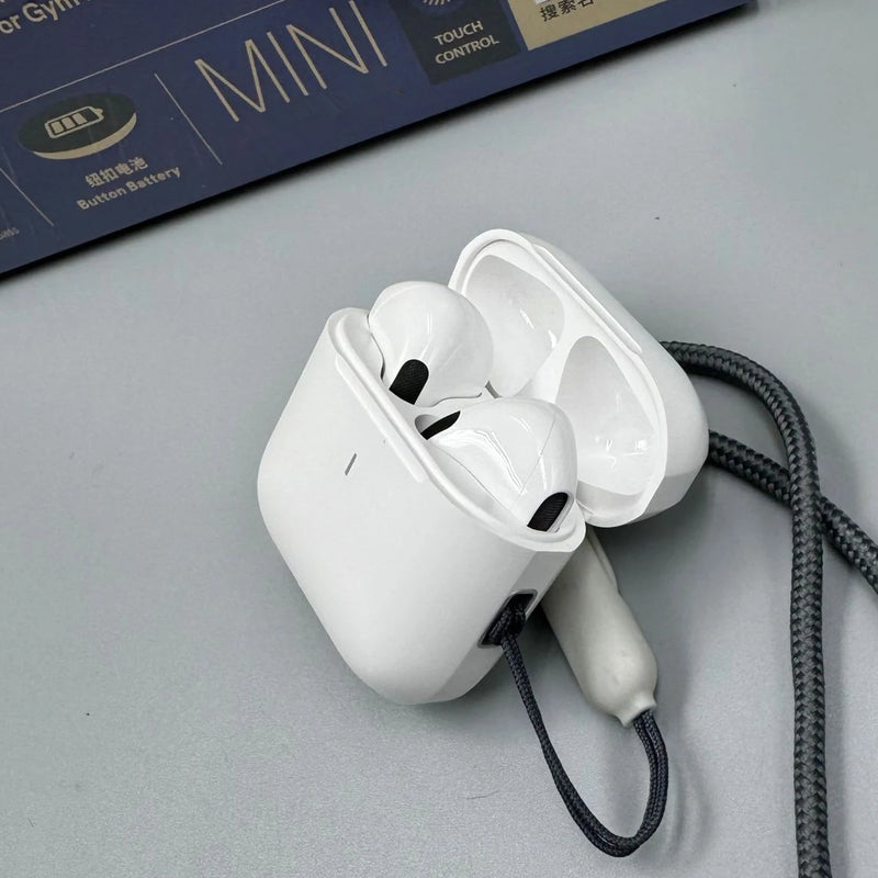 Fone de ouvido sem fio Bluetooth 5.3  Air Pro 4 original, com cancelamento de ruído ativo e próprio para jogos, iPhone, Xiaomi e Android.
