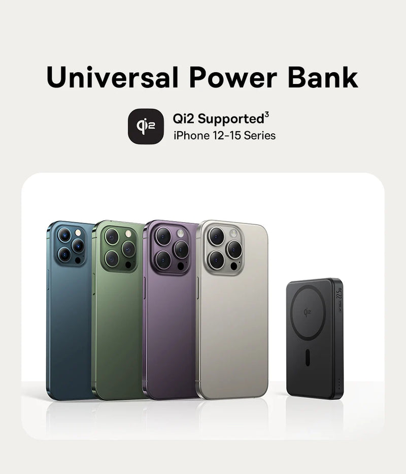 Power Bank Magnético Baseus - 22.5W 10000mAh Airpow II Qi2