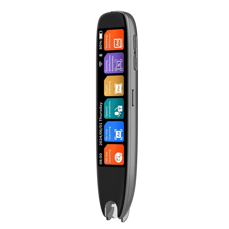 Caneta S65 de tradução, gravação, digitalização de texto em tempo real.