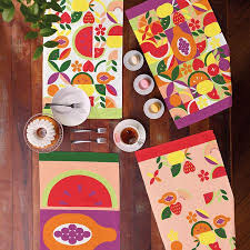 Kit 06 panos de copa felpudo estampado - 40cm X 65cm TEKA Primore